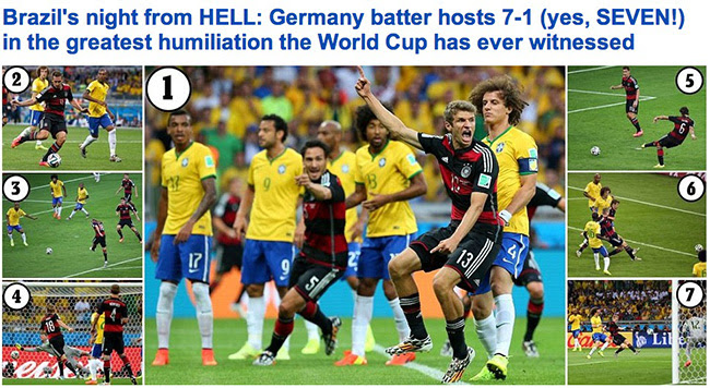 | 2014 world cup brazil semi. Germany Vs Brazil The Reactions