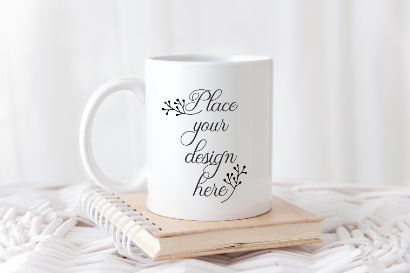 Download Free White coffee template mug mock up rustic cup mockup PSD smart mockups (PSD Mockups ...