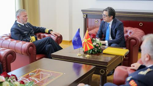 Chair of NATO Military Committee visits North Macedonia