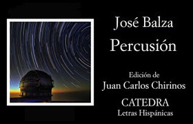 Portada de «Percusión», de José Balza. Ediciones Cátedra.