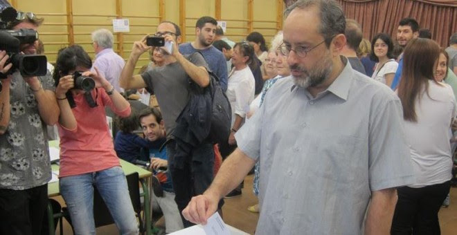 Antonio Baños, candidato de la CUP a la Generalitat. EP