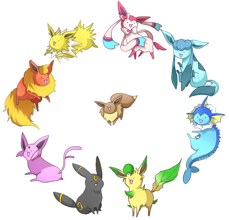 動物画像無料 エレガントイーブイ イラスト かわいい ポケモン