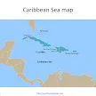 Carribean Sea On Map