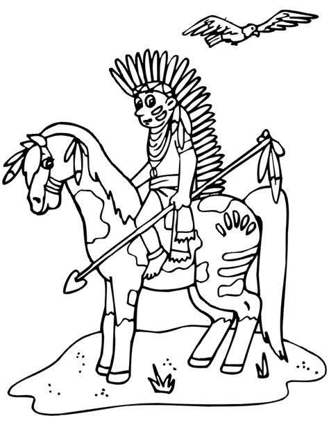 Coloring Pages For Fun Printable Native American Creative Art