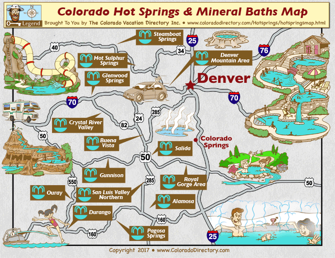 Colorado Hot Springs Map | Map Of Zip Codes