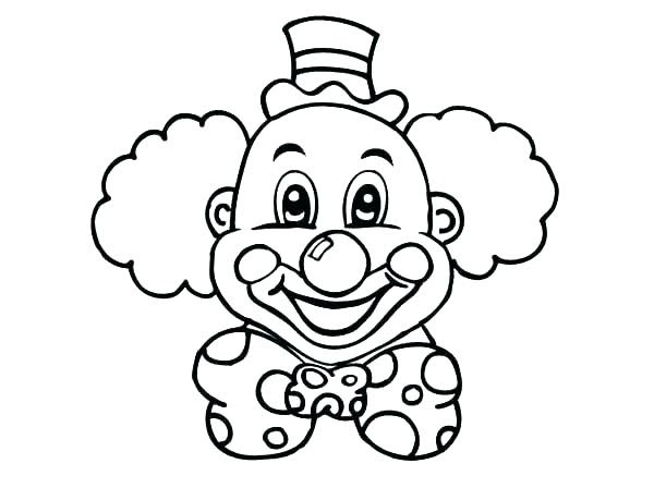 Then just use your back button to get back to this page to print more clowns coloring pages. Happy Clown Coloring Pages At Getdrawings Free Download