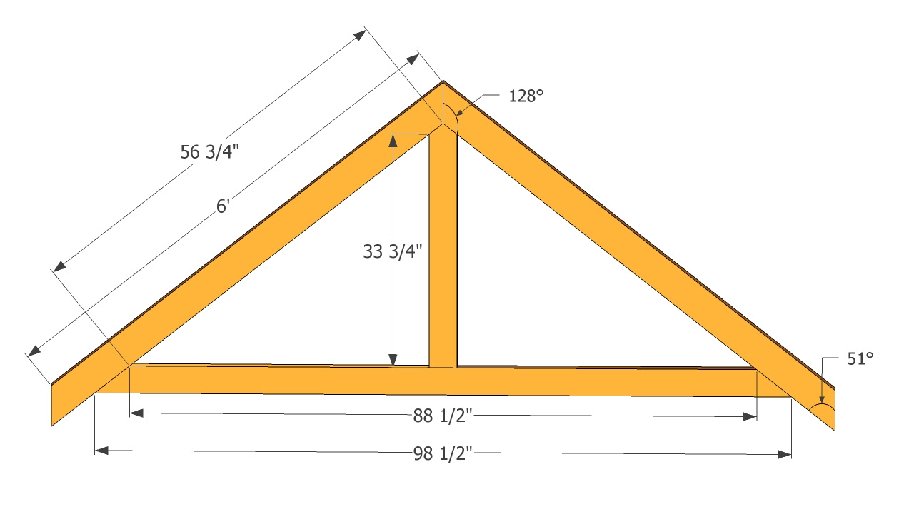 Must see How to build trusses for a 12x12 shed Shed 