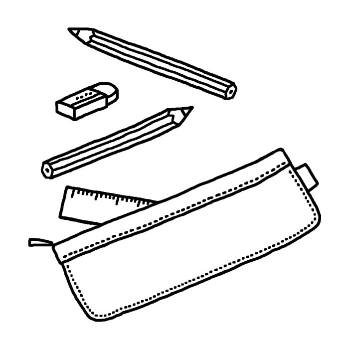 Hd限定文房具 イラスト 白黒 かわいい動物画像