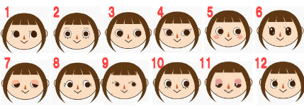 どうぶつの森 髪型種類 Keti Khimshiashvili