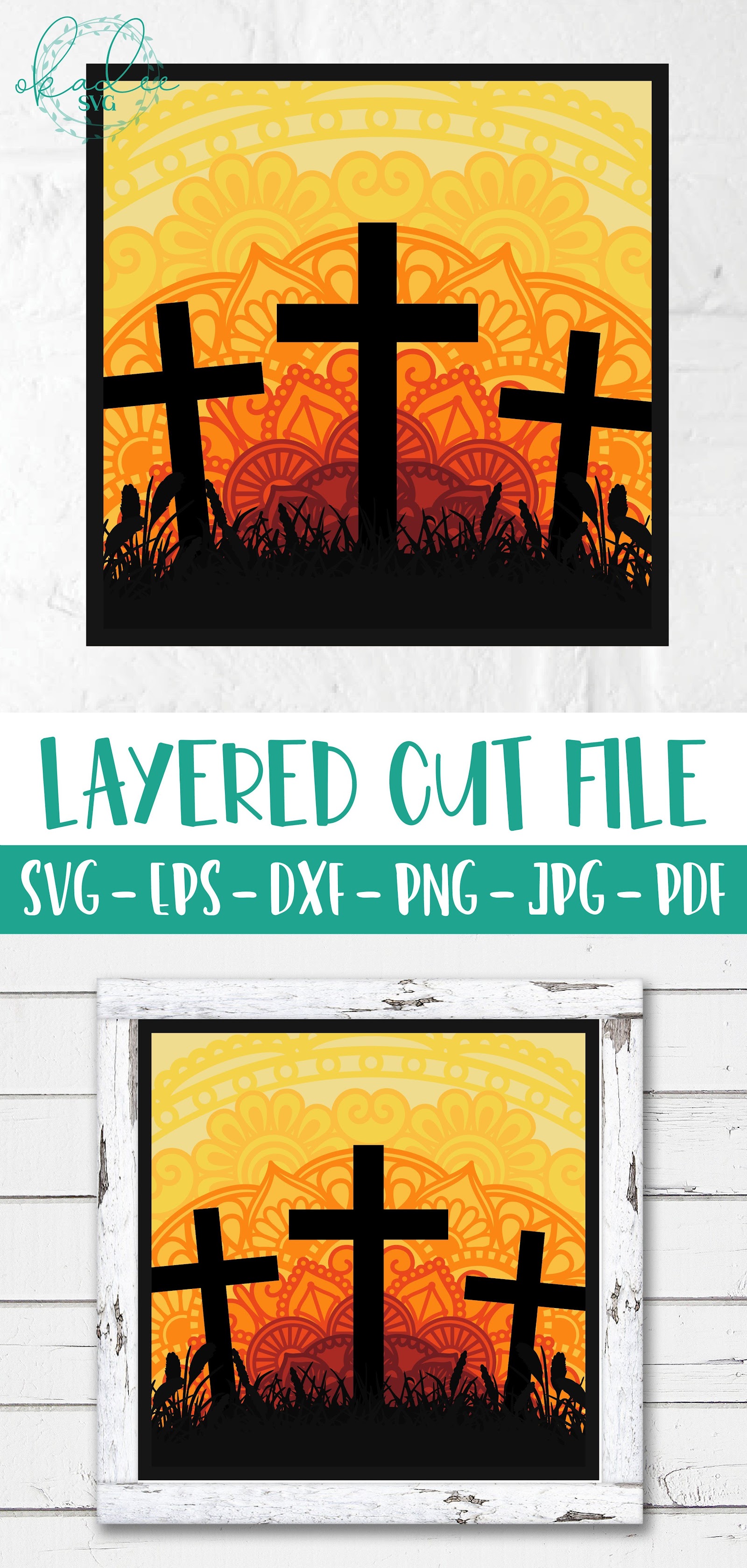 Download Multi Layered Cross Svg For Cricut - Free Layered SVG Files