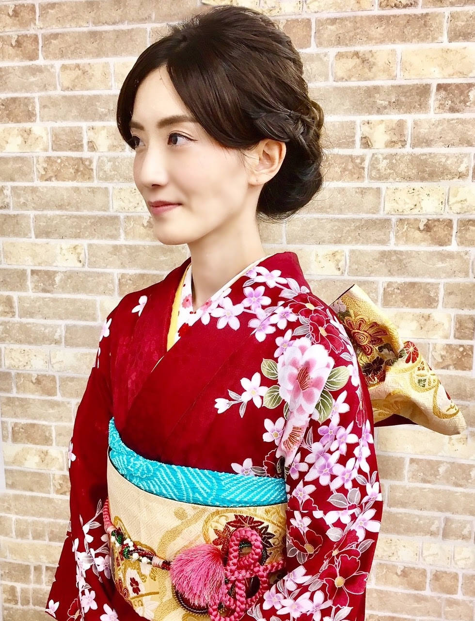 成人式 髪型 サイドアップ ギャル