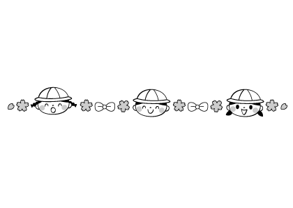 ベスト卒園 イラスト 白黒 フレーム すべてかわいい動物