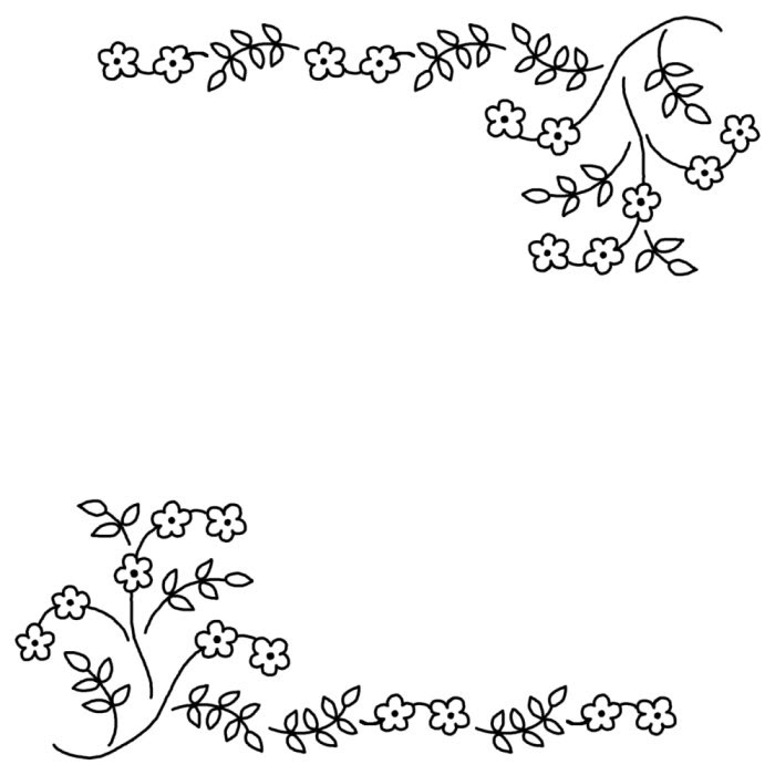 トップ100 花 イラスト モノクロ すべての美しい花の画像
