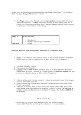 Average Atomic Mass Gizmo Answer Key ~ Student Exploration ...