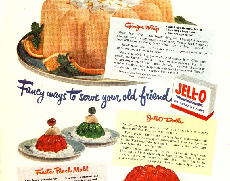 Food in the Fifties: Jello is your friend
