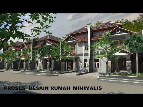 Terbaik Sketchup Proses Pembuatan Desain Rumah  Minimalis  