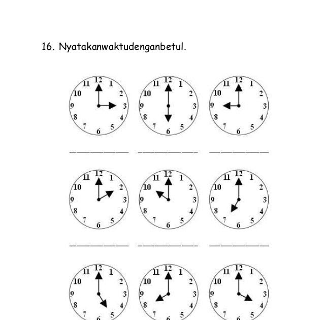 Soalan Matematik Tahun 5 Online - Contoh ILB