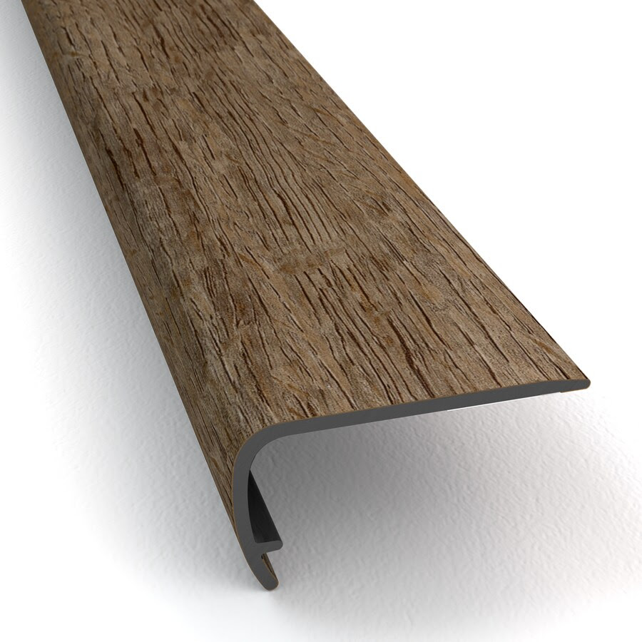 The visual impact of viny stair nosing is differentiate the edge of the step from. Procore 2 In X 94 In Heirloom Oak Stair Nosing At Lowes Com