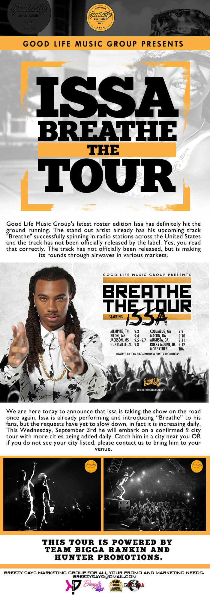 Breezy - GLMG - Issa - Breathe - The Tour - BLAST