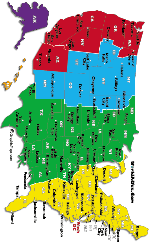 Zones Map Usa