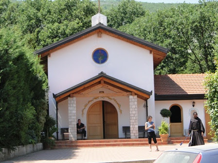 Marija's chapel where she greets Our Lady