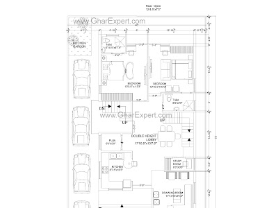 [最も共有された！ √] 40*70 house plan 3d north facing 348136