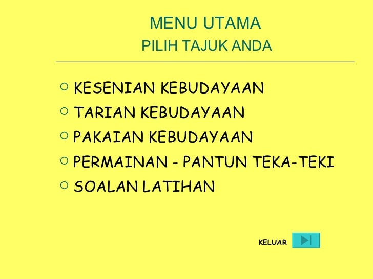 Soalan Teka Teki Pantun - Selangor h