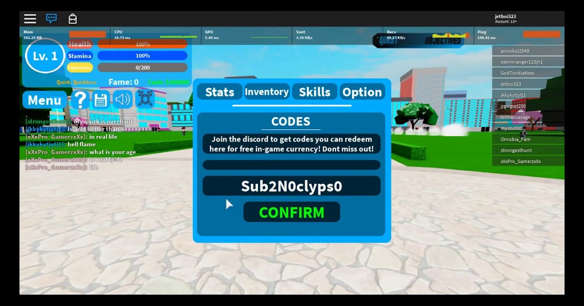 New Code Boku No Roblox 300k Free Roblox Accounts With Robux 2018 Not Fake - boku no roblox remastered codes jue