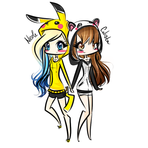 Kawaii Anime Best Friends Boy And Girl