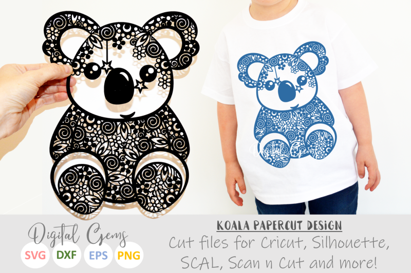 Free Koala Bear Svg Dxf Eps Png Files Crafter File