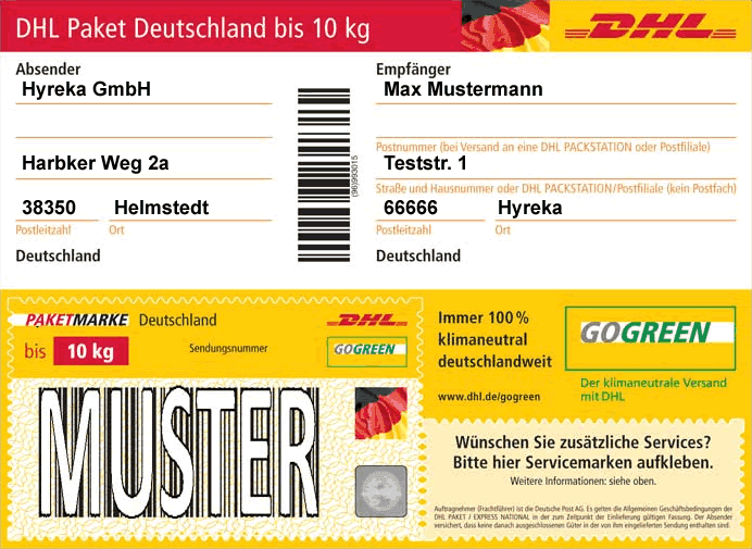 Dhl Retourenschein Zum Selbst Ausdrucken / Briefmarken ...