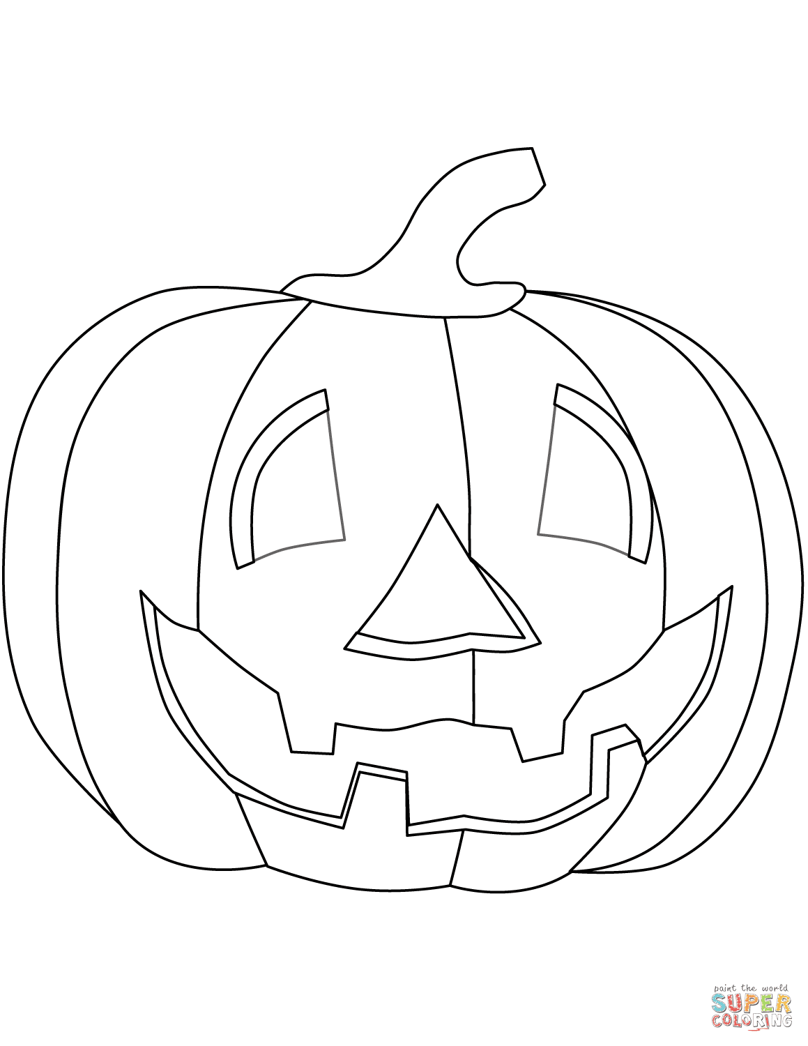 Pumpkin carving party coloring page. Halloween Pumpkin Coloring Page Free Printable Coloring Pages