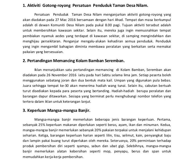Contoh Soalan Bahasa Melayu Pt3 2019 - Num Lock 0