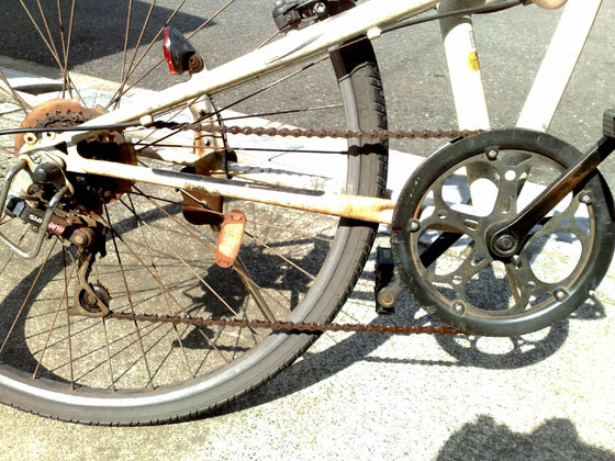 自転車 ギア ガチャガチャ