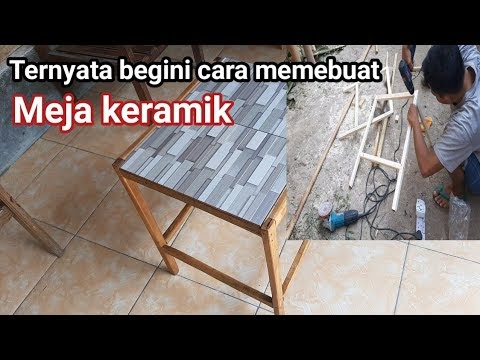 Terbaru Cara  membuat  meja  keramik  minalis paling populer 