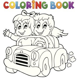 Coloriage gratuit de plusieurs voitures sympas à imprimer et à colorier. Coloriage A Imprimer En Route Pour Le Coloriage Voiture Famili Fr