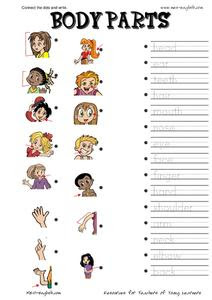 Worksheets » here you will find a guide to our worksheets (read and match, missing letters, crossword, wordsearch). Personal NeplÄƒtit Dispus Body Parts For Third Grade Stdeclanspenshurst Org