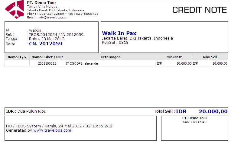 Contoh Footnote - Gambar Con