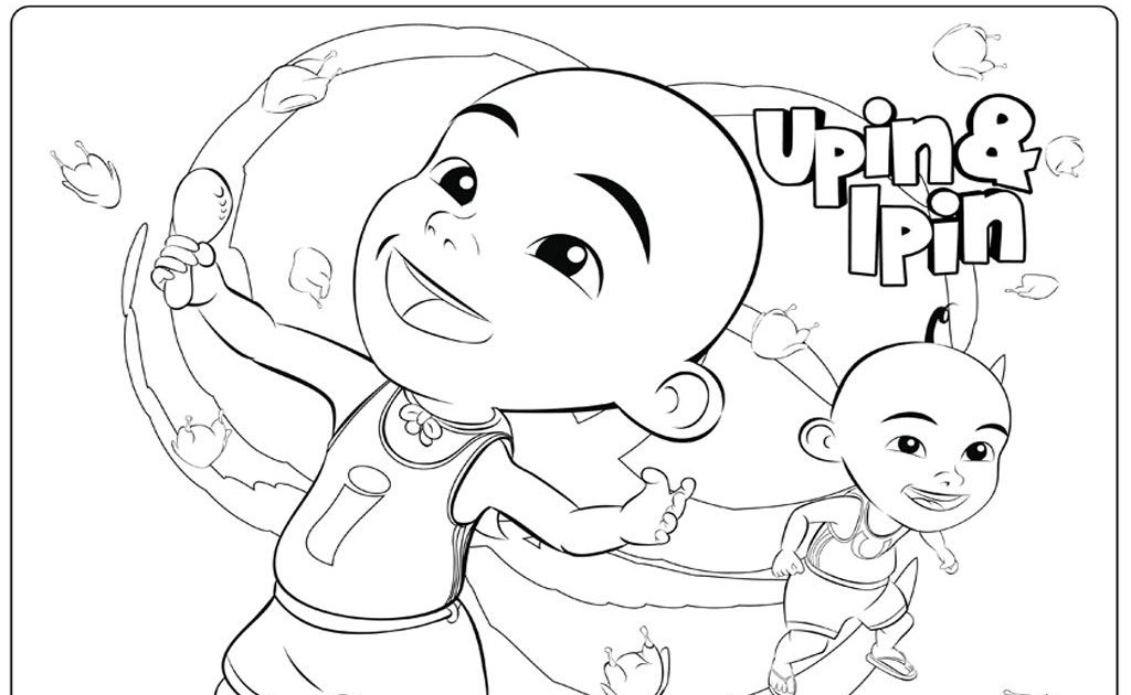 Download Upin Ipin Coloring Pages Pdf - Color Fun