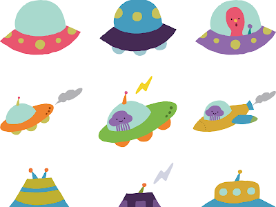 画像 シルエット かわいい ufo イラスト 183566