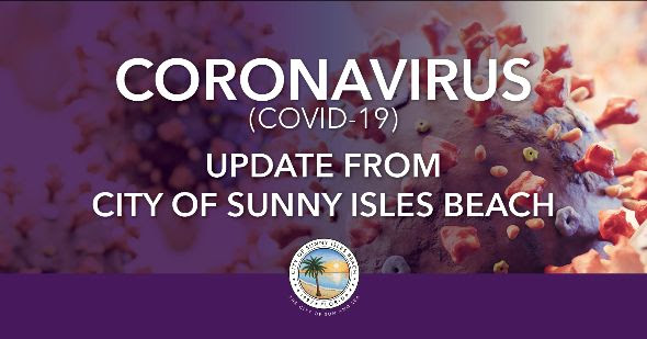 Coronavirus (COVID-19) Update from City of Sunny Isles Beach Monday, March 16, 2020