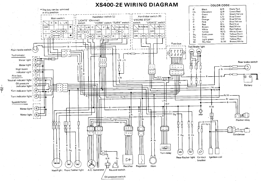 Wiring Diagram Yamaha Y80 - Home Wiring Diagram