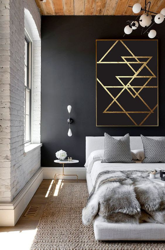 Nothing has quite the same depth of decadence as a black and gold bedroom. Style Guide Black And Gold Bedroom Ideas Home Tree Atlas