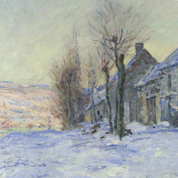 Claude Monet, Lavacourt under Snow, about 1878-81 © The National Gallery, London