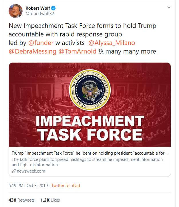 impeachment tweet