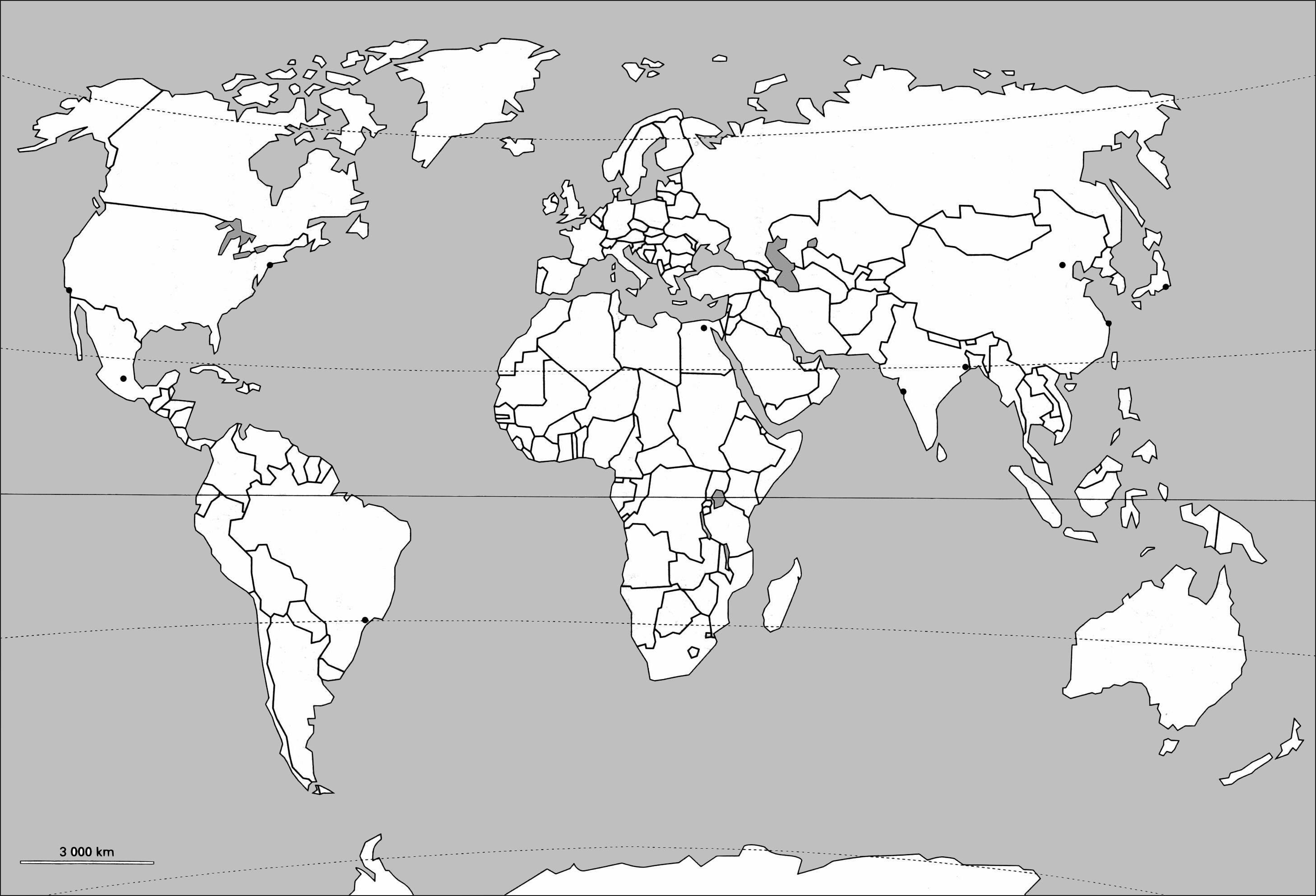 Espacoluzdiamantina 25 Nouveau Carte Du Monde Politique Vierge