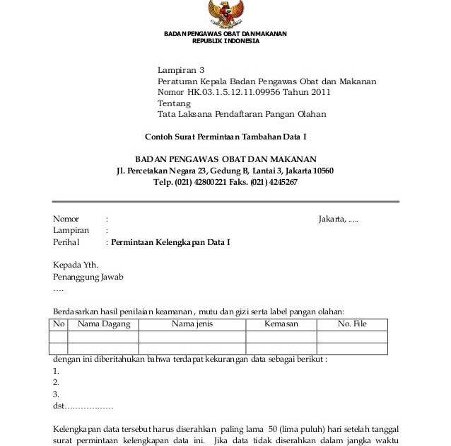 Contoh surat indonesia - Contoh Surat