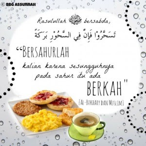 Makan Sahur itu Berkah