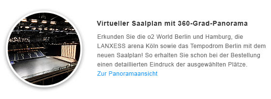 Virtueller Saalplan mit 360-Grad-Panorama