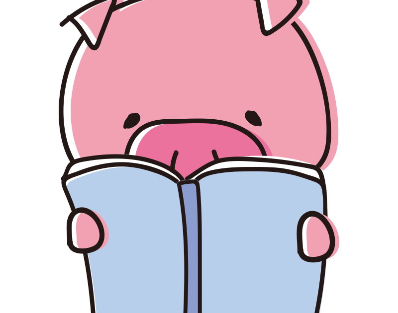 Ngagolak ゆるい 豚 イラスト かわいい 手書き